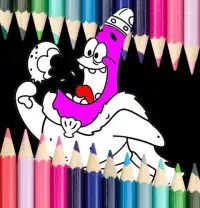 Coloring Sponge Happy Cheerful Screen Shot 1