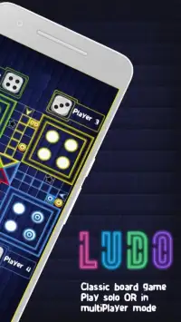 Glow ludo - Dice game Screen Shot 2