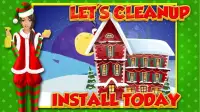 Christmas Doll House Cleaning Time-Girls Games Screen Shot 4
