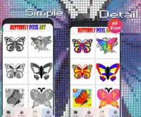 Butterfly Color By Number-Pixel Art new Screen Shot 3