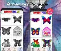 Butterfly Color By Number-Pixel Art new Screen Shot 1