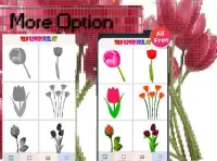 Tulip Flowers Color By Number-Pixel Art New Screen Shot 0