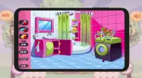 Baby Doll House Cleaning Screen Shot 1