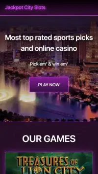 Jackpot City Slots - Online Casino Screen Shot 1