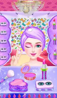 Doll Princess Makeover - Girls free makeup game Screen Shot 2