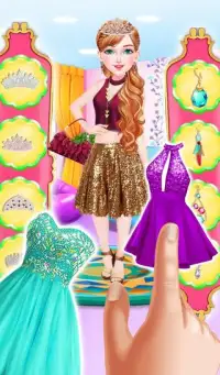 Doll Princess Makeover - Girls free makeup game Screen Shot 1