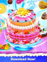 Cake Maker - Sweet cake Dessert Maker Screen Shot 2