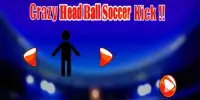 Crazy Head Soccer Ball Kick!! Screen Shot 0