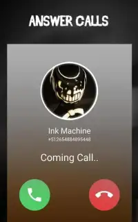 Bending And The Ink Machine Video Call Simulator Screen Shot 2
