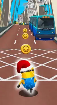Subway Mini-on's Runner: 3D Banana Rush Game Screen Shot 3