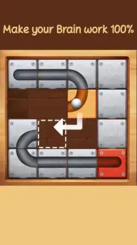 Unblock The Ball - Roll & Drag Block Puzzle Games Screen Shot 2
