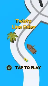Twisty Line - Color Fill Road 3d Screen Shot 13