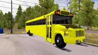 Real High School Bus Racing Simulator 3D:Super Bus Screen Shot 2