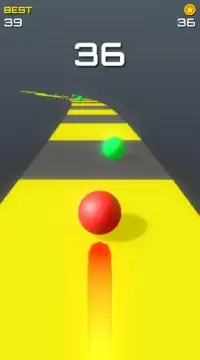 Rolly Road : Speedy Color Ball Run ! Screen Shot 0