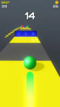 Rolly Road : Speedy Color Ball Run ! Screen Shot 2