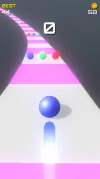Rolly Road : Speedy Color Ball Run ! Screen Shot 6