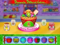 Christmas Sweet Cake Maker - Fun Cooking Game Screen Shot 4