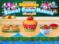 Christmas Sweet Cake Maker - Fun Cooking Game Screen Shot 0