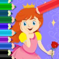 Princess Coloring Art Game for girls