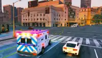 Airport Emergency Ambulance Bus Simulator Game 3D Screen Shot 0