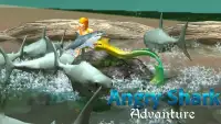 Angry Shark Hunting Rescue Mermaid Sea Adventure Screen Shot 1
