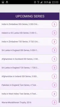 Live Cricket Score Screen Shot 0
