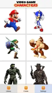 Video Game Characters Color by Number - Pixel Art Screen Shot 1