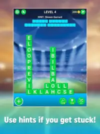 Football Logo Stacks - Team Names Word Blocks Screen Shot 0