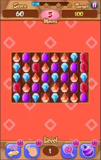 Diamond Crush : Match 3 Addictive Fun Puzzle Game Screen Shot 1