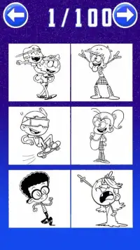 The Loud House Coloring Book Screen Shot 6