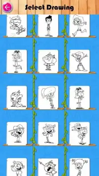 The Loud House Coloring Book Screen Shot 3