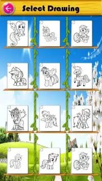 Menggambar kuda pony bersama teman-teman Screen Shot 7