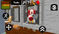 Neighbor Clown. Scary Escape 3D Screen Shot 0