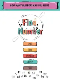 Find Number - Brain Challenge Screen Shot 6