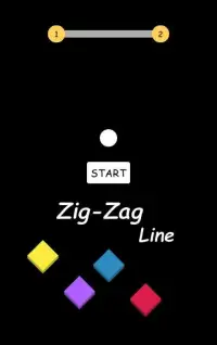 Falling Down : Zigzag Line 2D Screen Shot 2
