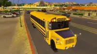 High School Bus Racing Simulator:Bus Driving Game Screen Shot 1