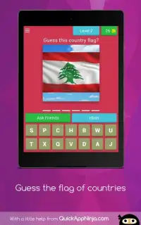 Guess the flag of countries Screen Shot 23