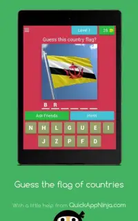 Guess the flag of countries Screen Shot 13
