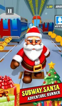Subway Santa Adventure – Subway Runner Game 2019 Screen Shot 5