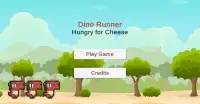 Dino Runner : Hungry for Cheese Screen Shot 0