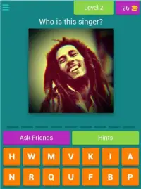 Reggae Musician Guess Game Screen Shot 3