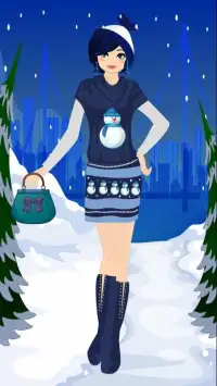 Dress Up Girl Game - Winter Screen Shot 6
