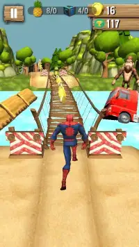 SuperHero Escape Run : Run Of Spider Boy Screen Shot 7