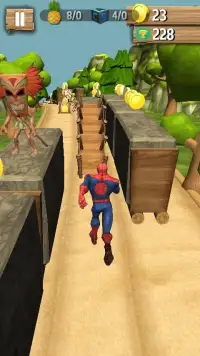 SuperHero Escape Run : Run Of Spider Boy Screen Shot 5