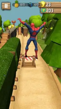 SuperHero Escape Run : Run Of Spider Boy Screen Shot 1