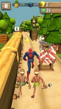 SuperHero Escape Run : Run Of Spider Boy Screen Shot 2