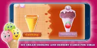 आइसक्रीम खाना पकाने और मिठाई का खेल Screen Shot 0