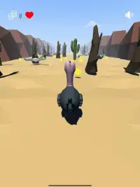 Ostrich Race - Crazy Ostrich Racing Screen Shot 1