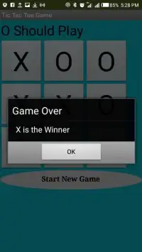 X_O Game (Tic Tac Toe) Screen Shot 0
