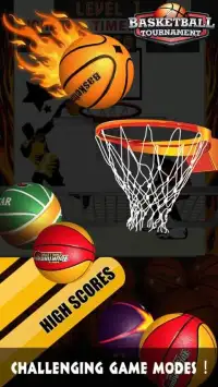 Basketball Tournament - Free Throw Game Screen Shot 0